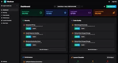 VibeScan interface