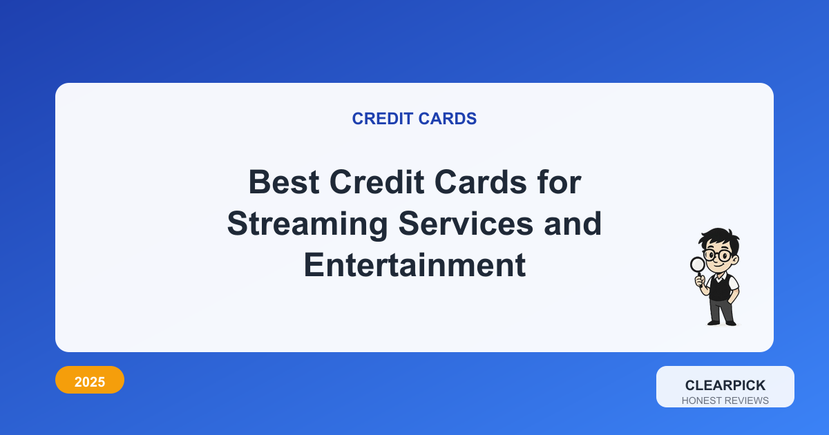 Best Credit Cards for Streaming Services and Entertainment