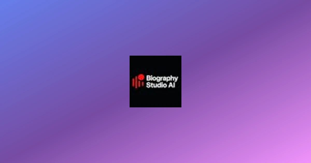 Biography Studio AI Review 2025: AI Tool Analysis & User Guide