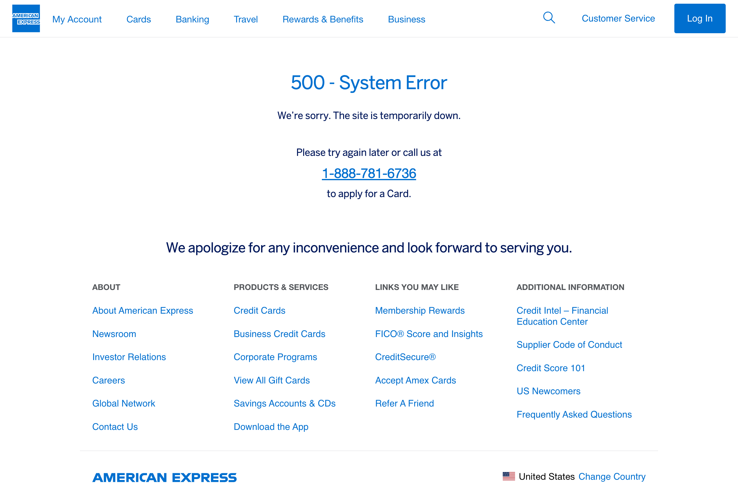 American Express Business Gold homepage