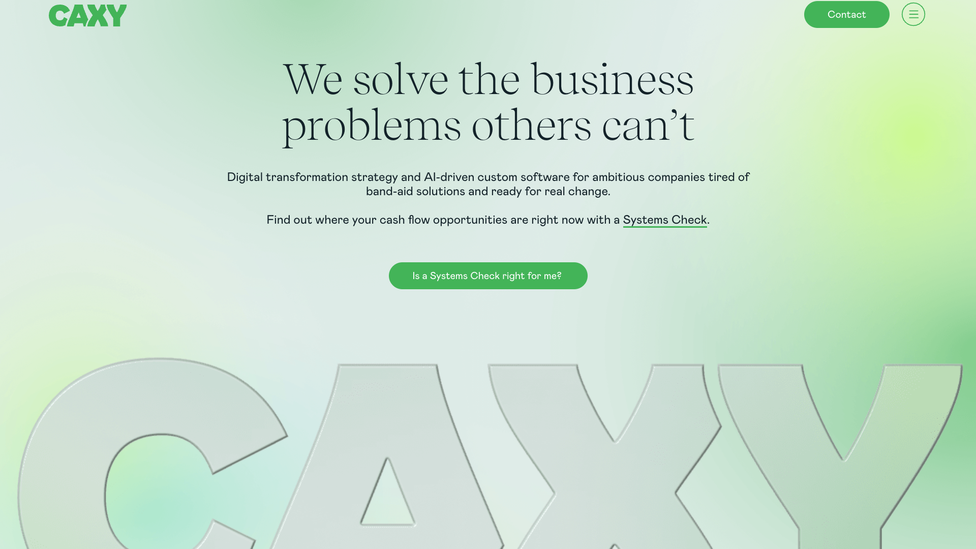 Caxy Interactive Homepage