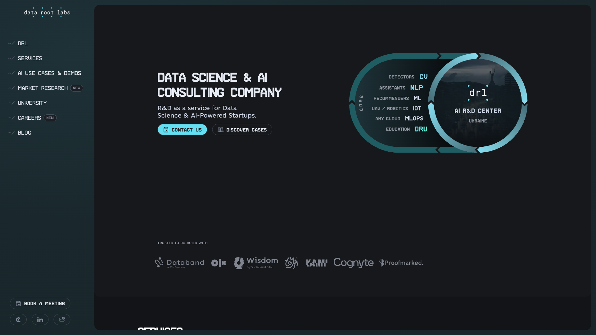 DataRoot Labs Homepage