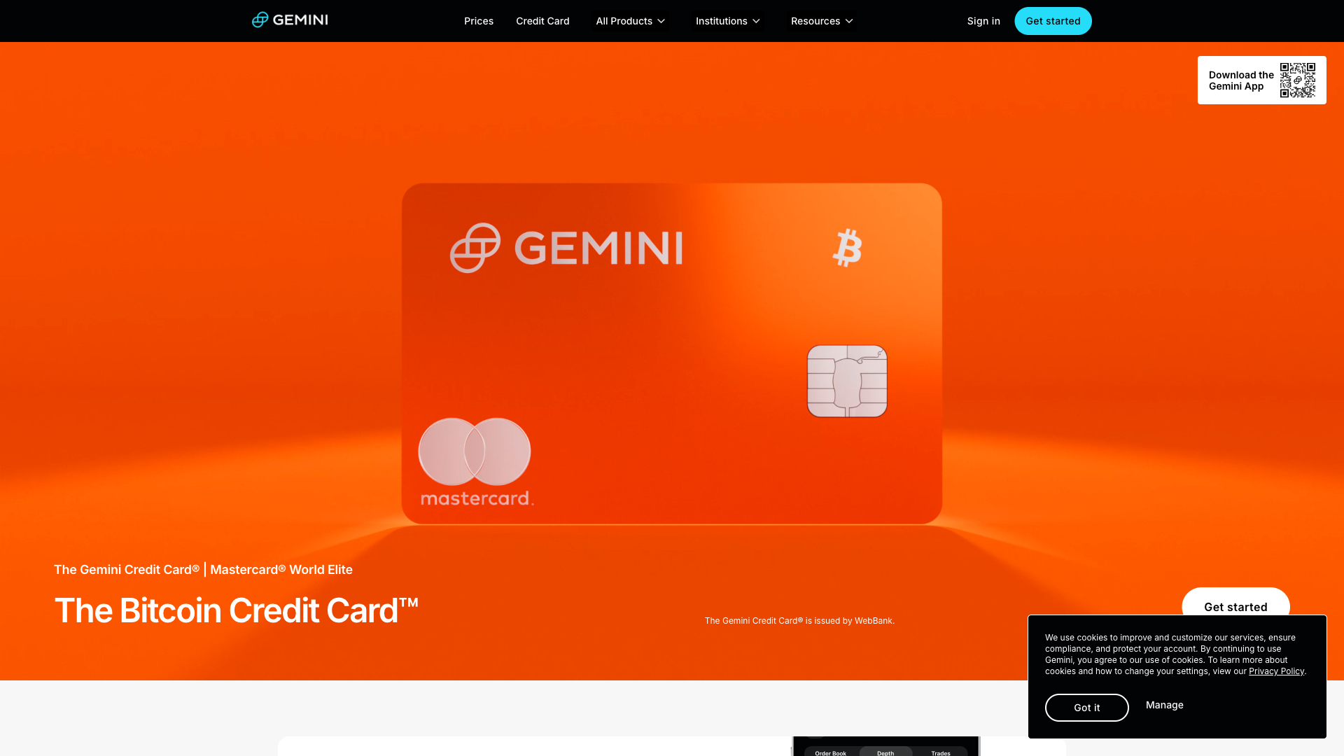 Gemini homepage