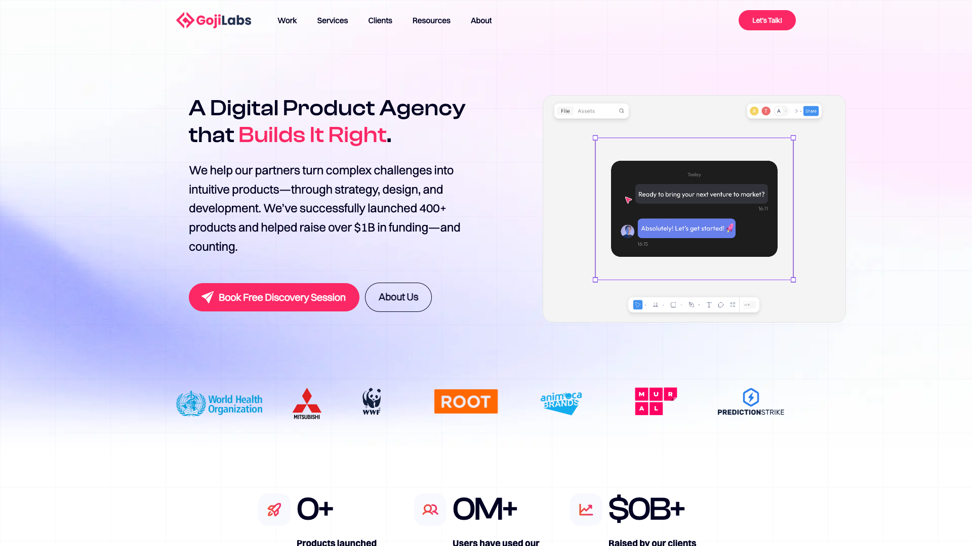 Goji Labs Homepage
