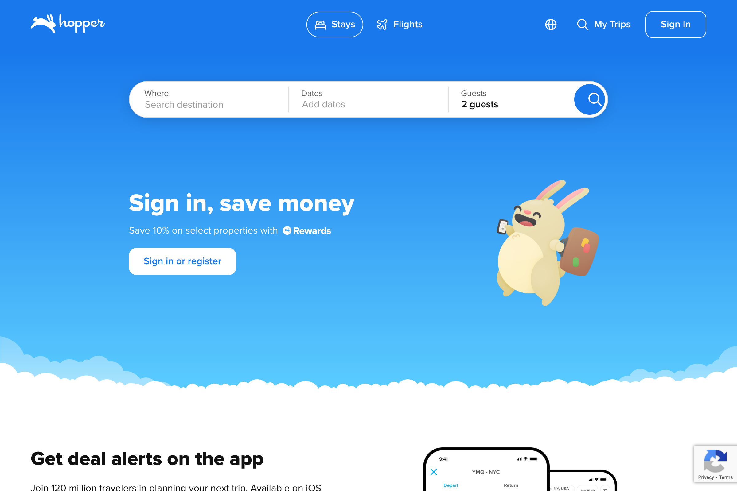 Hopper homepage