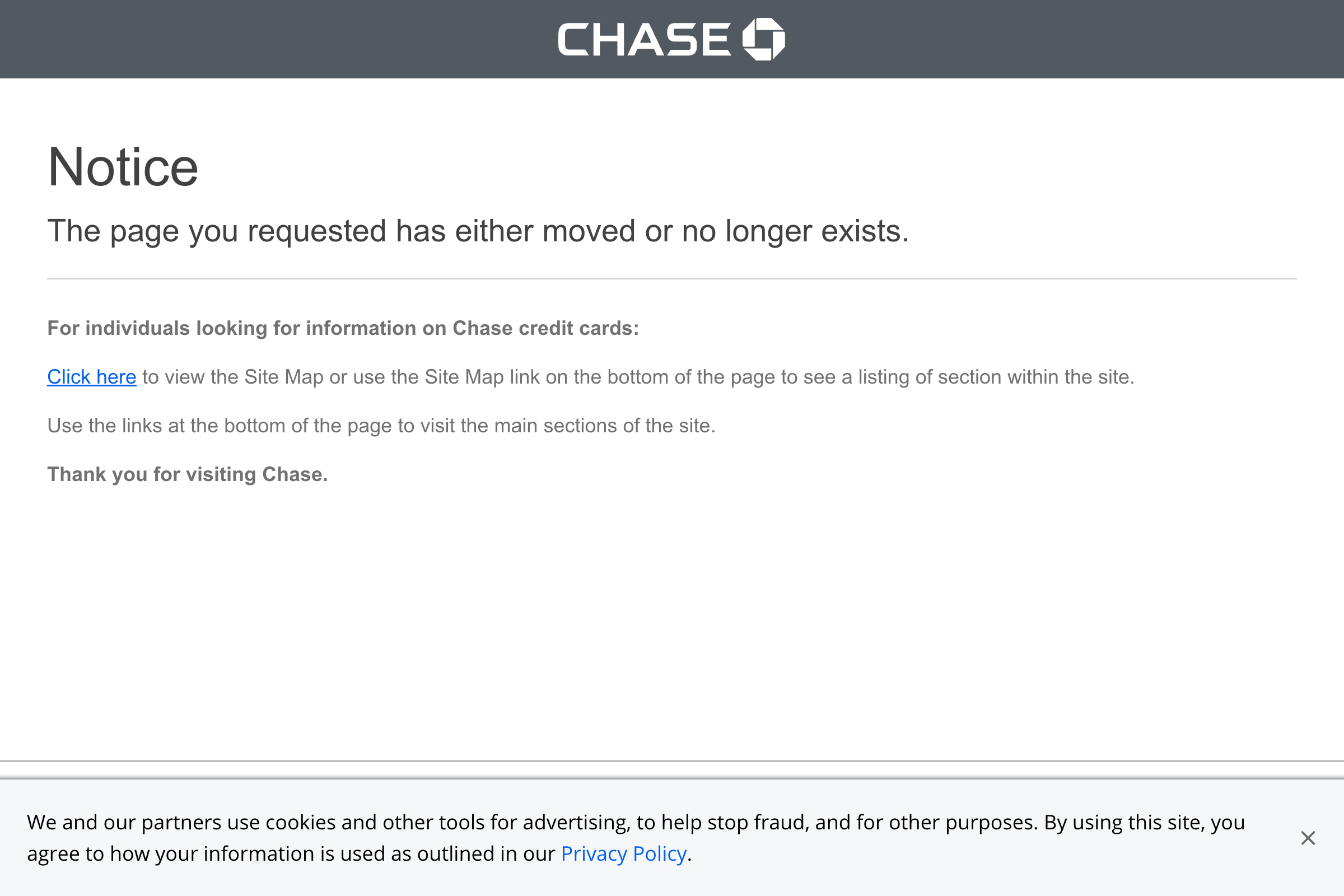 Chase Ink Business Unlimited homepage