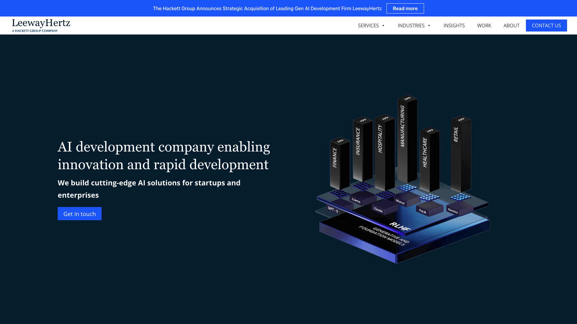 LeewayHertz Homepage