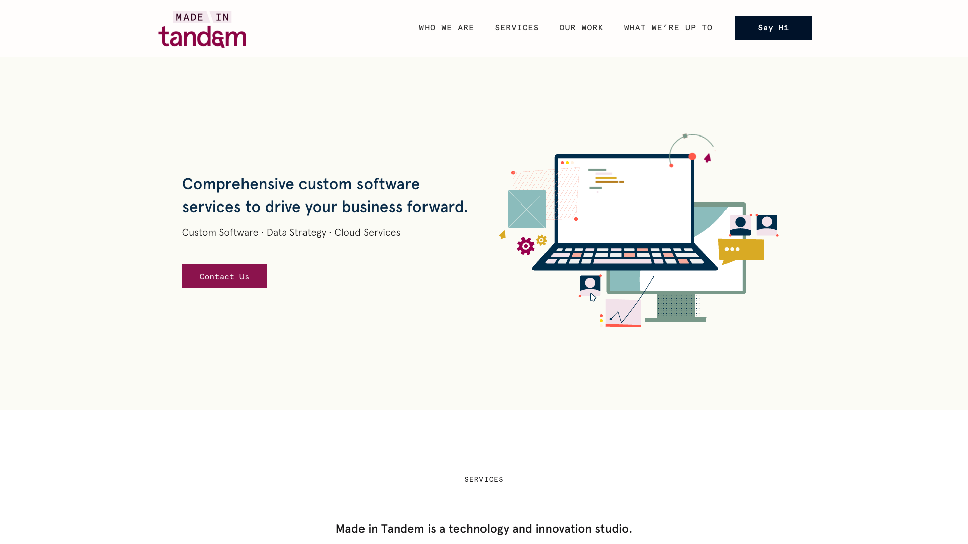 Made in Tandem Homepage
