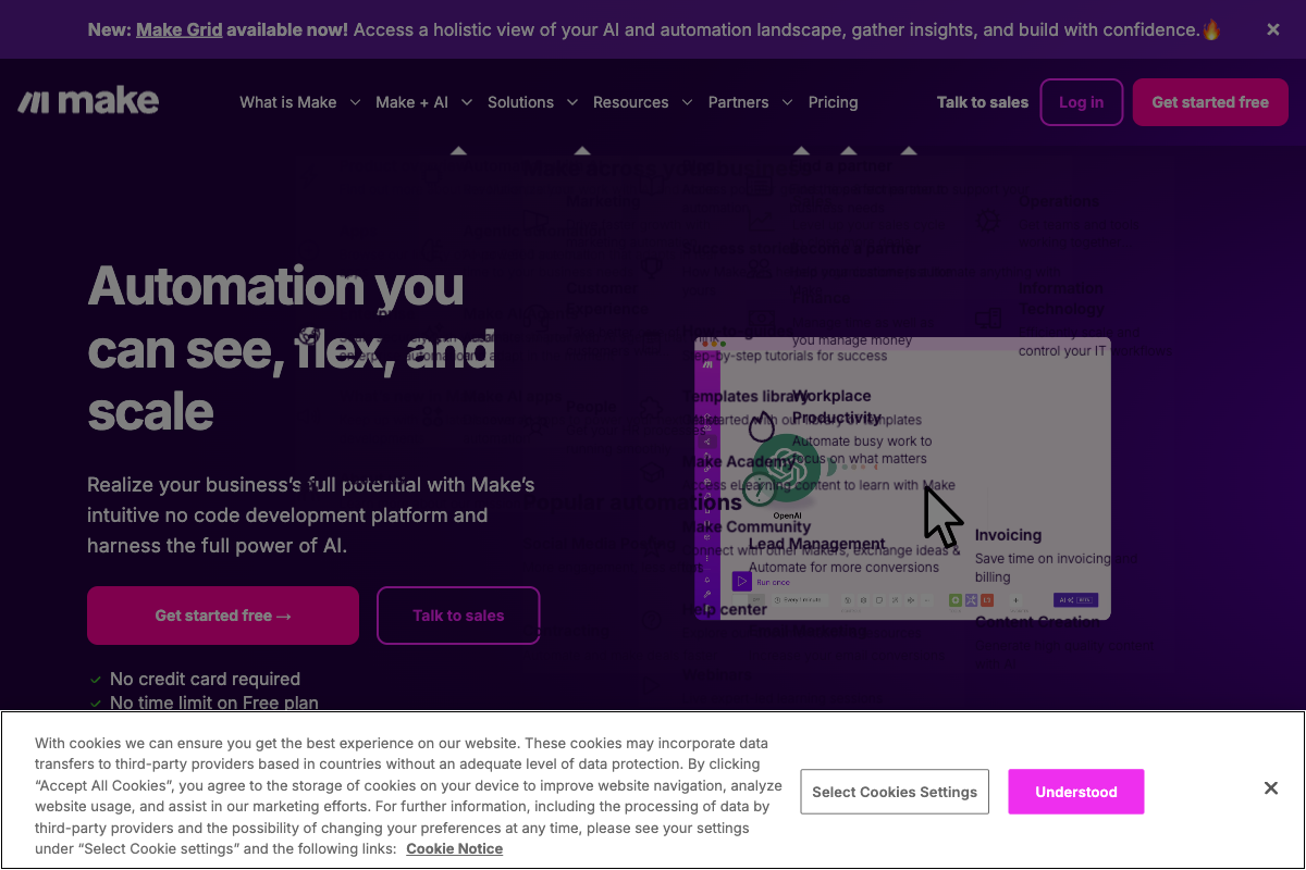 Make homepage