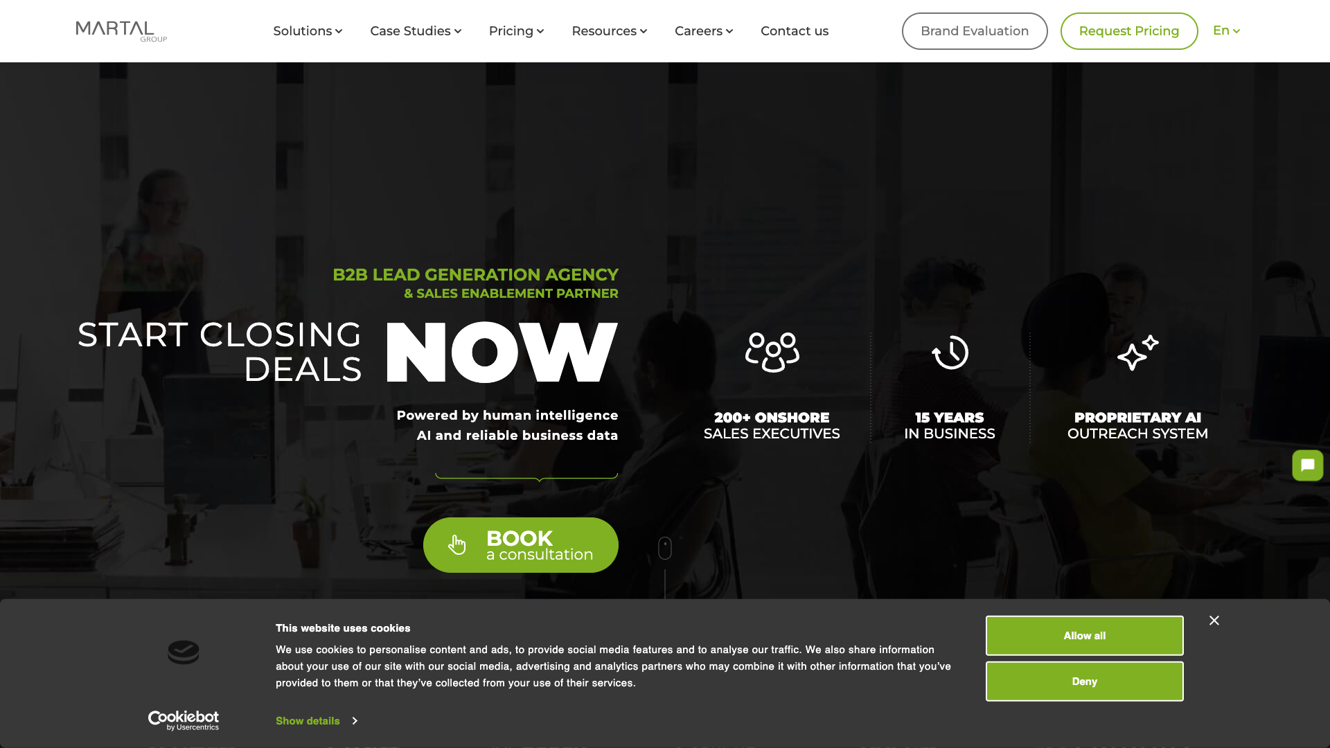 Martal Group Homepage