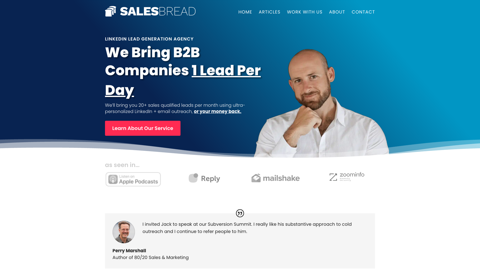 SalesBread Homepage