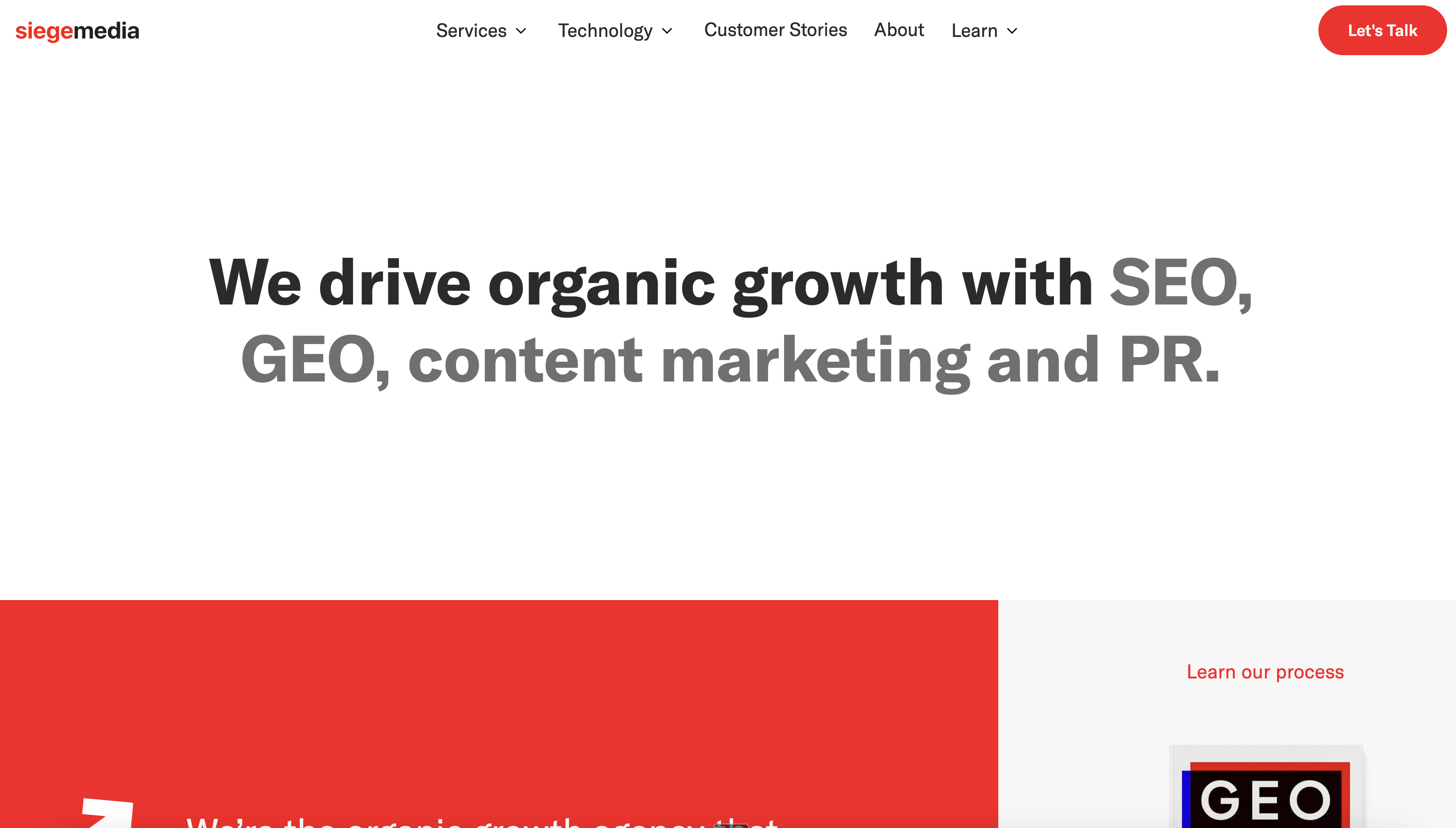 Siege Media Homepage