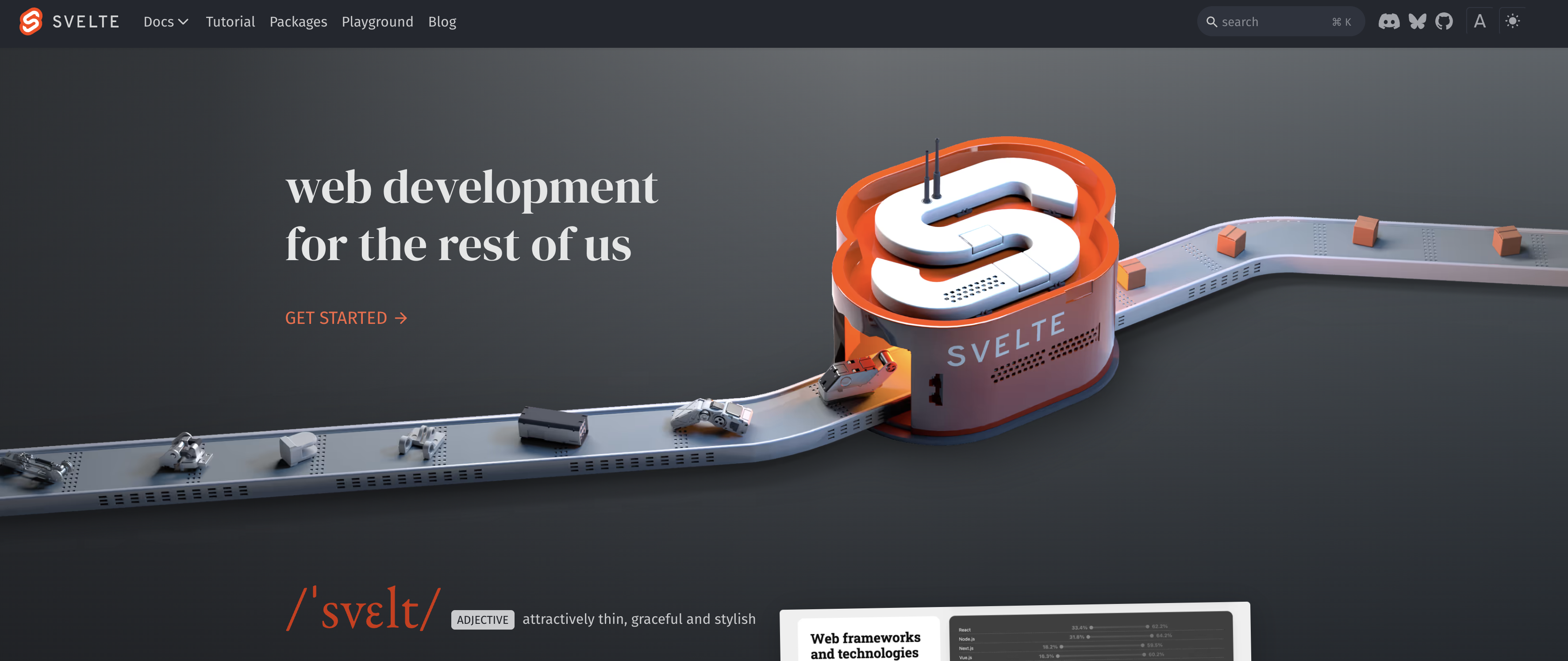 Svelte Homepage