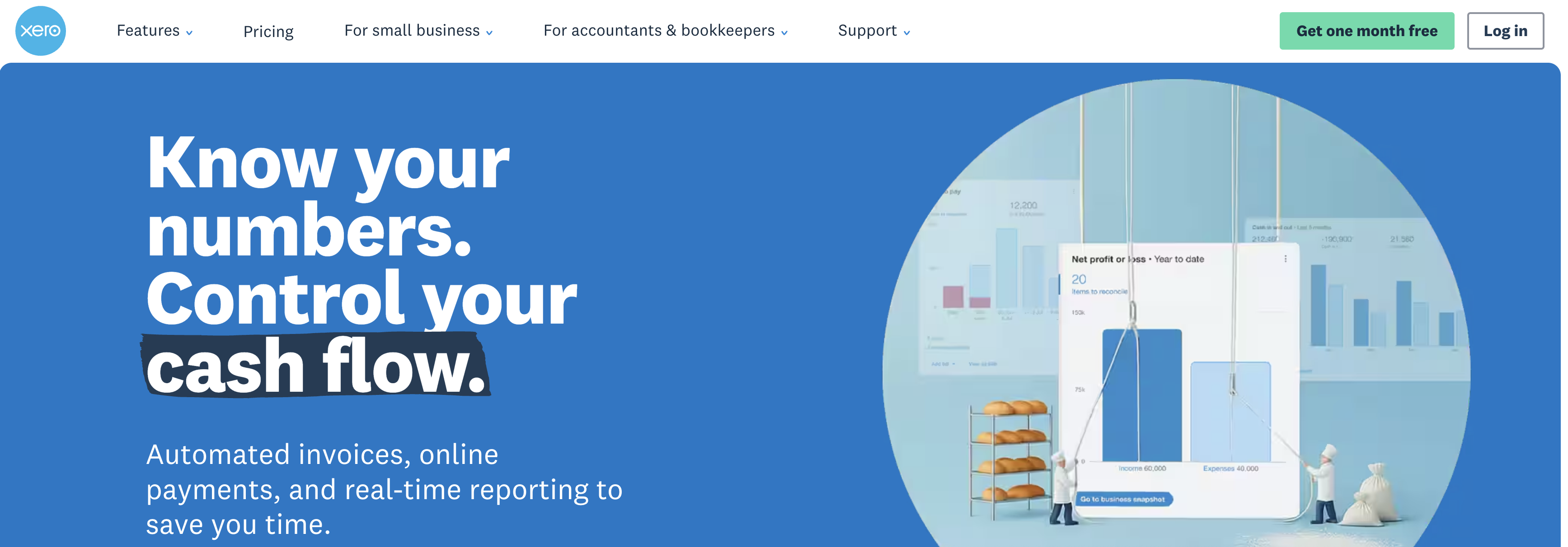 Xero Homepage